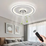 54W Deckenventilator Mit Beleuchtung Fernbedienung Led Deckenlampe  Schlafzimmer With Deckenventilator Mit Licht Schlafzimmer