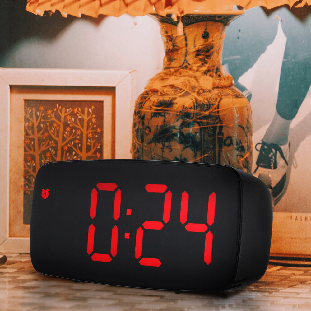 Desktop Led Uhr Schlafzimmer Uhr Display Zeit Tisch Uhr throughout Uhr Schlafzimmer