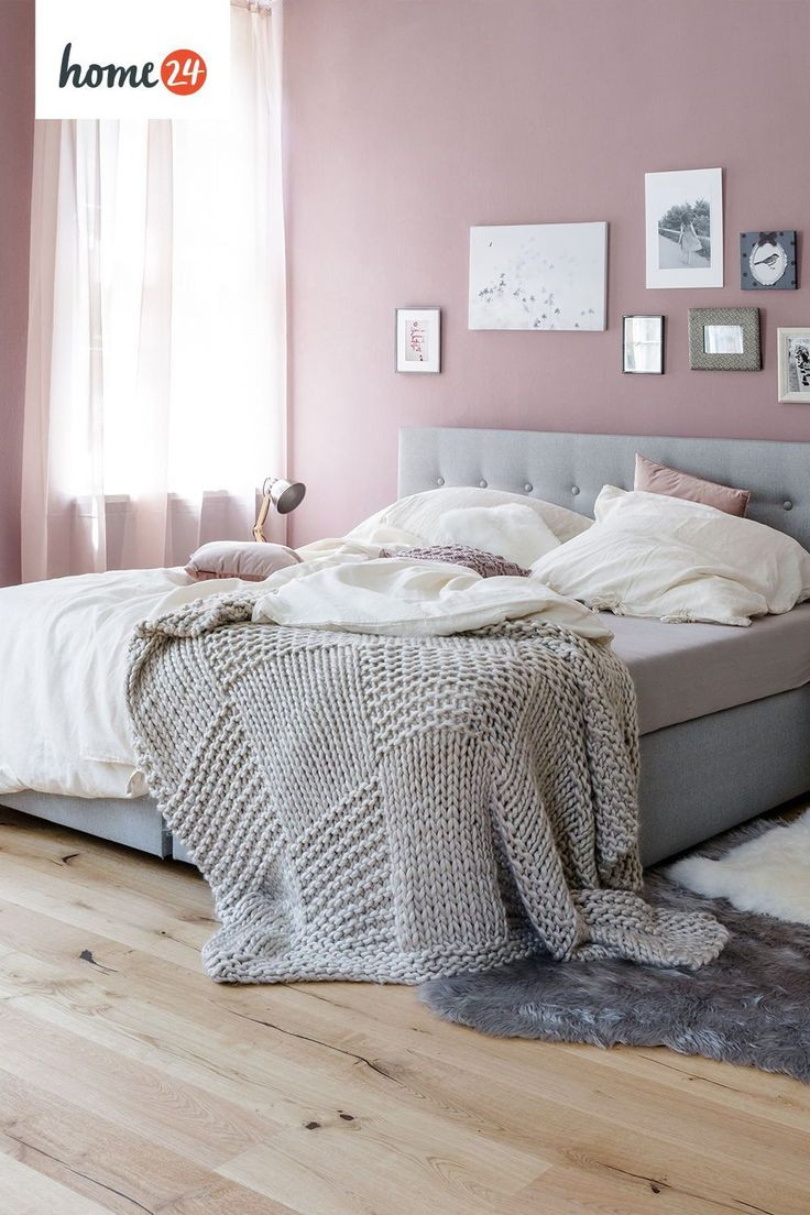 🌹 Ein Traum In Rosa Und Grau 💕 | Schlafzimmer Ideen Gemütlich throughout Schlafzimmer Ideen Grau Rosa