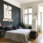 🎅🏽 #Schlafzimmer #Bett #Boho #Schwarzewand #Altbau # | Dunkle Inside Schlafzimmer Dunkle Wand