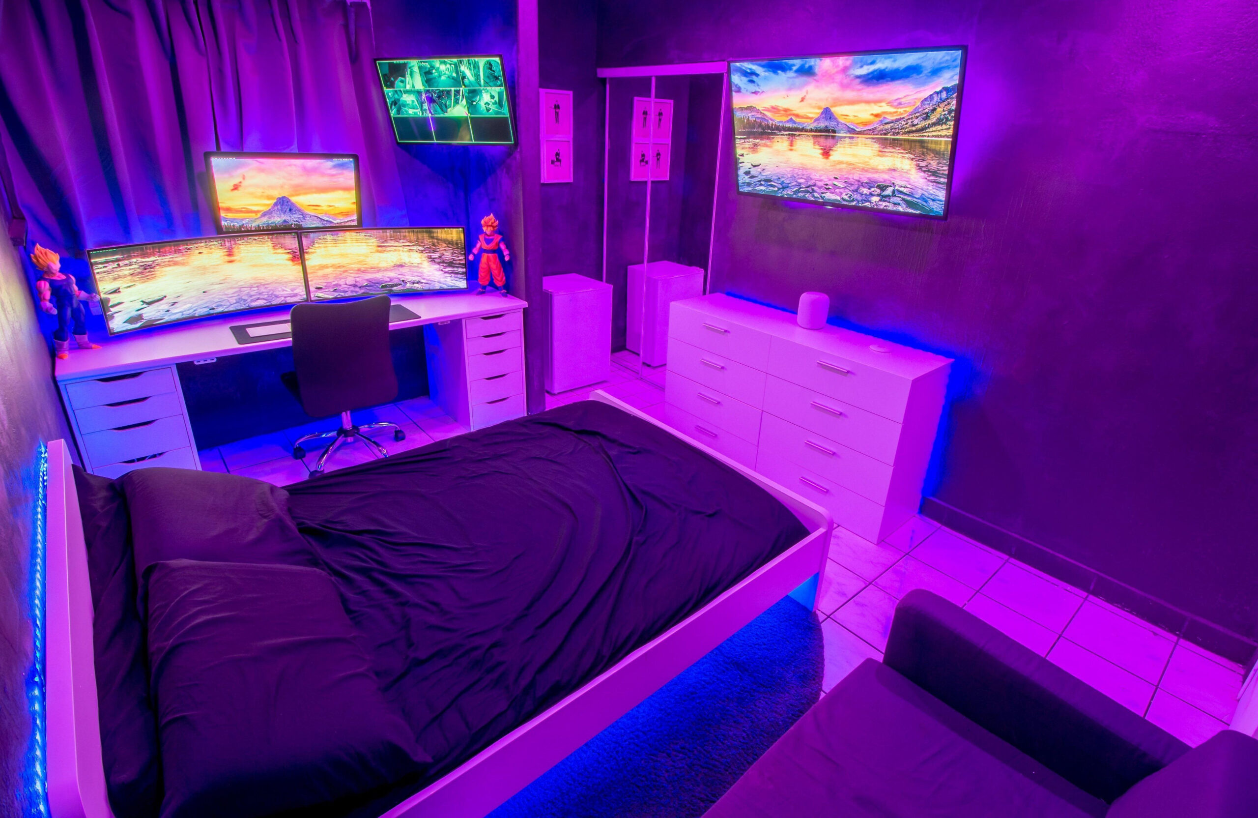 Justtube | Small Game Rooms, Gamer Bedroom, Bedroom Setup pertaining to Gaming Schlafzimmer