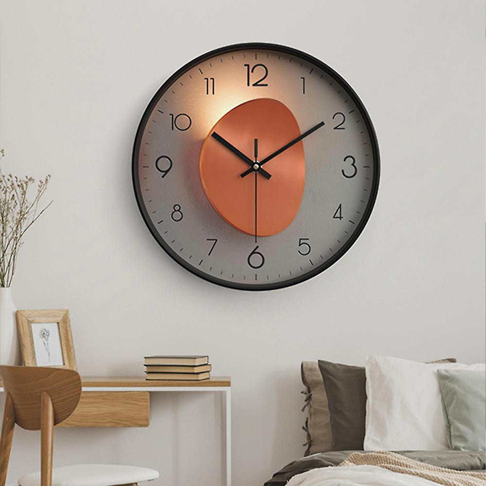 Licht Und Schatten Kunst Wanduhr Kreative Uhr Für Heimdekoration inside Uhr Schlafzimmer