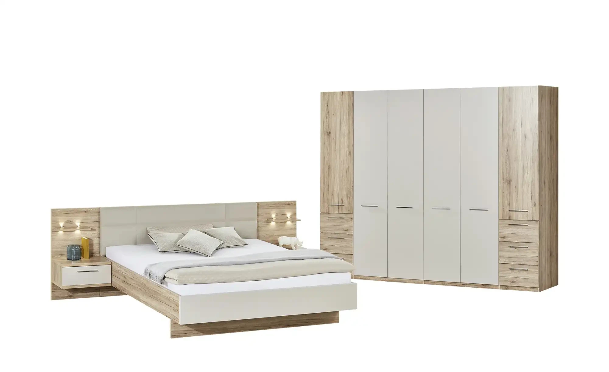 Primo Komplett-Schlafzimmer, 4-Teilig Paris - Möbel Kraft pertaining to Möbel Kraft Schlafzimmer