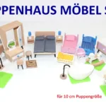 Puppenhaus Möbel Set Schlafzimmer Kinderzimmer Bad Komplett, Holz Throughout Playtive Junior Schlafzimmer