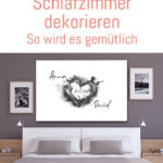 Schlafzimmer Dekorieren – So Wird Es Gemütlich | Schlafzimmer With Wandbilder Schlafzimmer