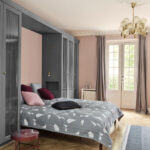 Schlafzimmer In Grau Rosa #Kronleuchter #Klappbett # With Regard To Schlafzimmer Ideen Grau Rosa