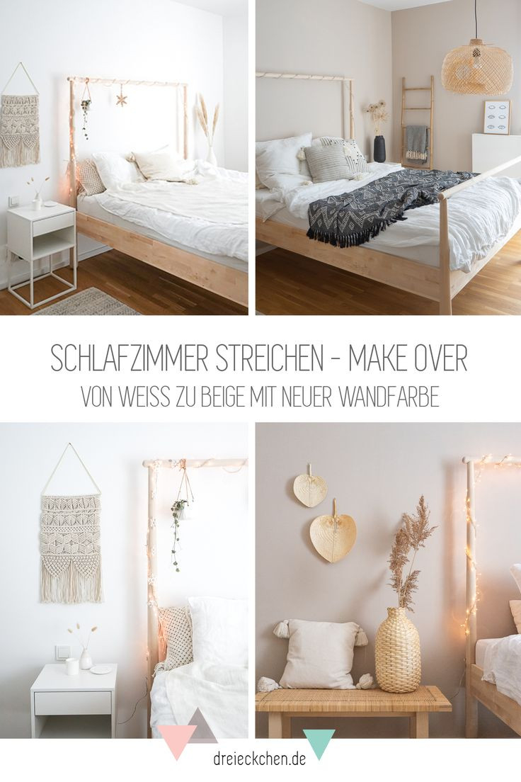 Schlafzimmer Streichen - Make Over | Schöner Wohnen Wandfarbe throughout Beige Wandfarbe Schlafzimmer