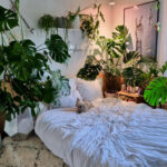 Sonntagsdschungel 🪴🤍✌🏼 #Schlafzimmer #Urbanjungle #P Throughout Urban Jungle Schlafzimmer