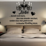 Wd Wandtattoo Liebe Besteht Spruch Wandsticker Schlafzimmer Aufkleber  Sticker In Sprüche Fürs Schlafzimmer